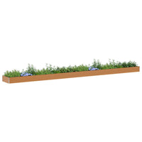 Letto rialzato da giardino 970 x 100 x 36 cm Acciaio zincato 42017365