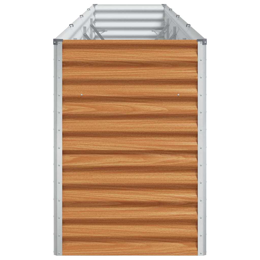 Letto rialzato da giardino 390 x 50 x 68 cm Acciaio zincato 42017355