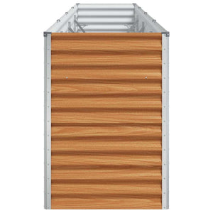 Letto rialzato da giardino 390 x 50 x 68 cm Acciaio zincato 42017355