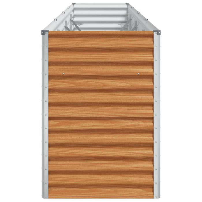 Letto rialzato da giardino 390 x 50 x 68 cm Acciaio zincato 42017355