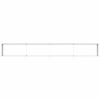 Letto rialzato da giardino 390 x 50 x 68 cm Acciaio zincato 42017355