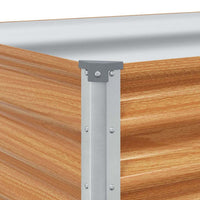 Letto rialzato da giardino 582 x 50 x 68 cm Acciaio zincato 42017357