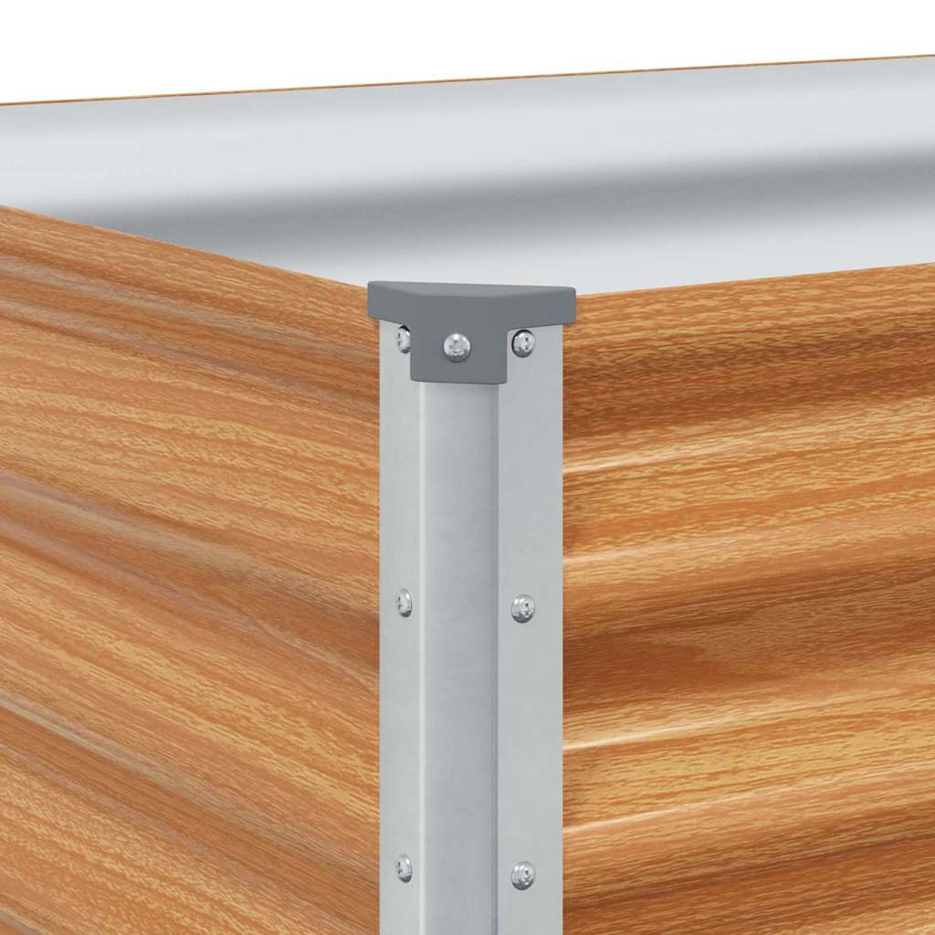 Letto rialzato da giardino 970 x 50 x 36 cm Acciaio zincato 42017350