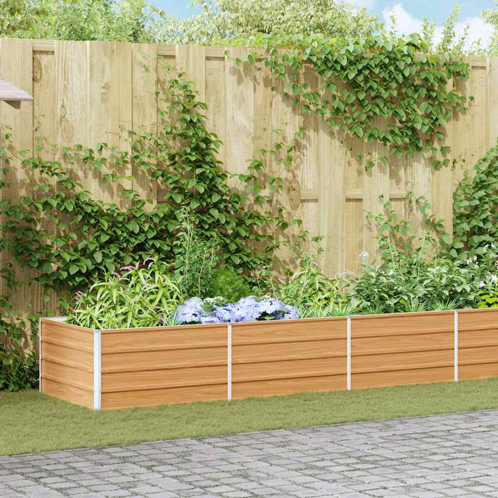 Letto rialzato da giardino Marrone Chiaro 480 x 80 x 45 cm 42017341