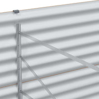 Letto rialzato da giardino 290 x 100 x 68 cm Acciaio zincato 42017368