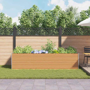Letto rialzato da giardino 290 x 100 x 68 cm Acciaio zincato 42017368