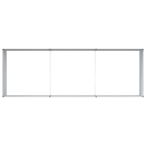 Letto rialzato da giardino 290 x 100 x 68 cm Acciaio zincato 42017368