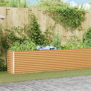 Letto rialzato da giardino 485 x 50 x 68 cm Acciaio zincato 42017356