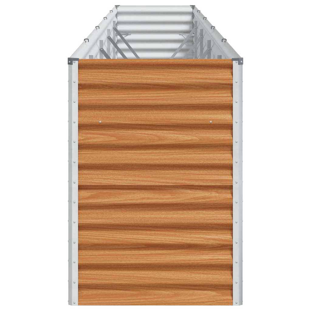 Letto rialzato da giardino 485 x 50 x 68 cm Acciaio zincato 42017356