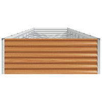 Letto rialzato da giardino 775 x 100 x 36 cm Acciaio zincato 42017364