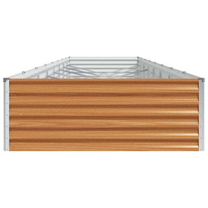 Letto rialzato da giardino 775 x 100 x 36 cm Acciaio zincato 42017364