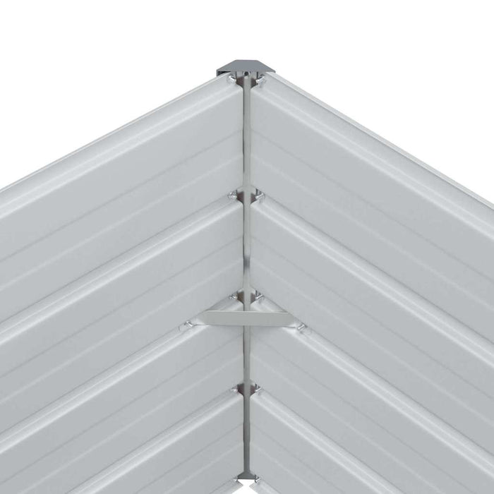 Letto rialzato da giardino Marrone Chiaro 100 x 100 x 45 cm 42017324