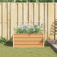 Letto rialzato da giardino Marrone Chiaro 100 x 100 x 45 cm 42017324