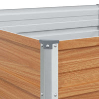 Letto rialzato da giardino Marrone Chiaro 400 x 80 x 77 cm 42017340