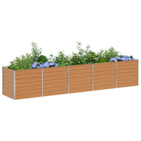 Letto rialzato da giardino Marrone Chiaro 400 x 80 x 77 cm 42017340