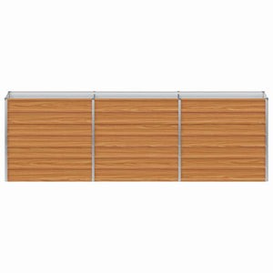 Letto rialzato da giardino Marrone Chiaro 240 x 40 x 77 cm 42017330