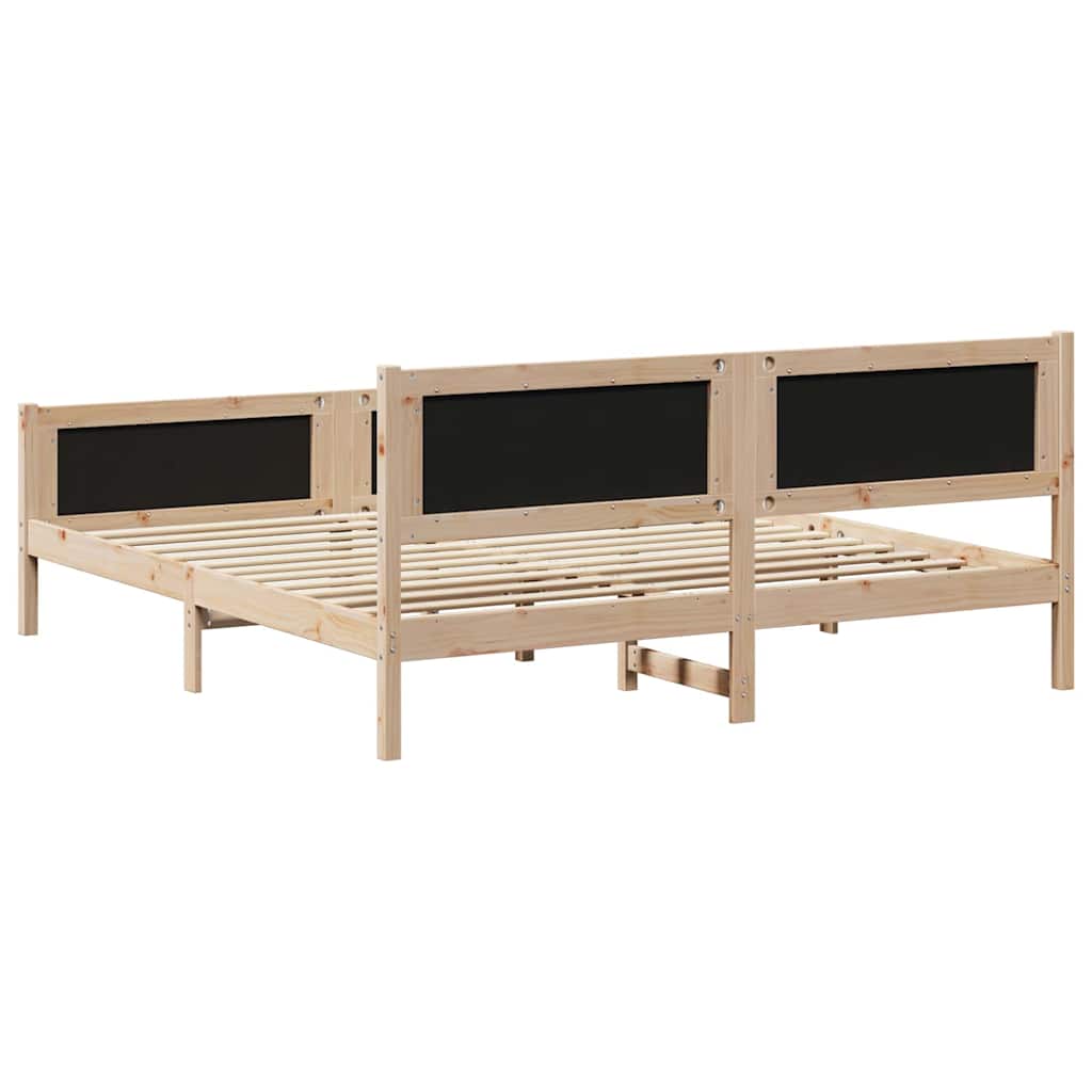 Struttura del letto Grigio chiaro 180 x 200 cm Tessuto