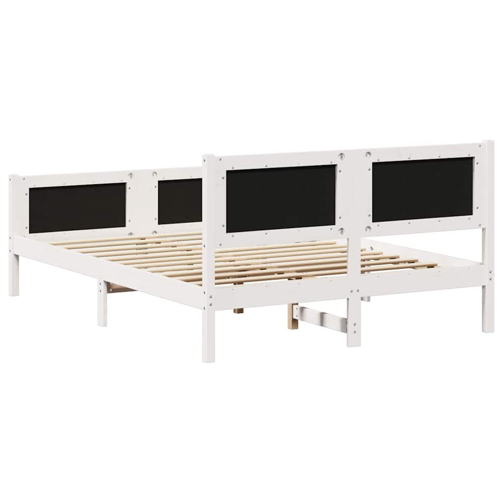 Struttura del letto Grigio chiaro 150 x 200 cm Tessuto