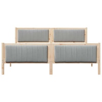 Struttura del Letto Marrone e grigio chiaro 180 x 200 cm