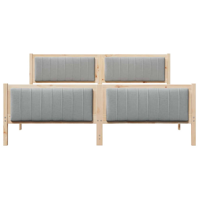 Struttura del Letto Marrone e grigio chiaro 180 x 200 cm