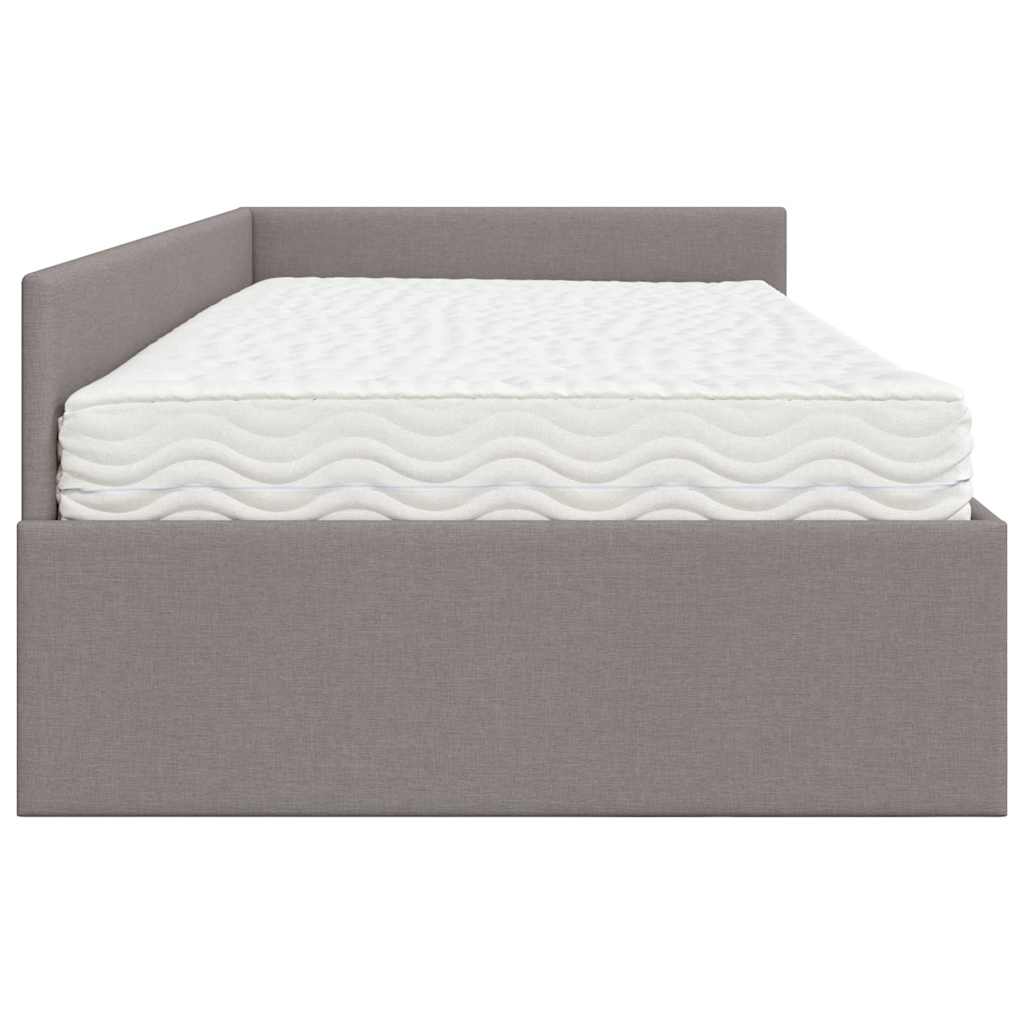 Struttura Letto Angolare con Materasso 2 pcs Talpa Tessuto 3393610