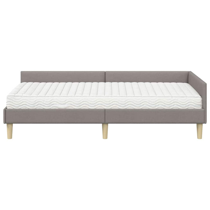 Struttura Letto Angolare con Materasso 2 pcs Talpa Tessuto 3393658