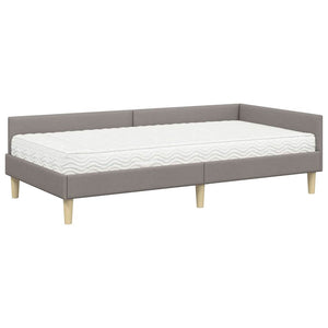 Struttura Letto Angolare con Materasso 2 pcs Talpa Tessuto 3393666