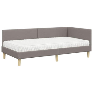 Struttura Letto Angolare con Materasso 2 pcs Talpa Tessuto 3393746