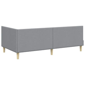 Struttura Letto Angolare con Materasso 2 pcs Grigio chiaro 3393749