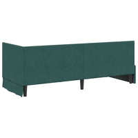 Struttura Letto Angolare con Materasso 2 pcs Verde Velluto 3393920
