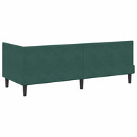 Struttura Letto Angolare con Materasso 2 pcs Verde Velluto 3393960