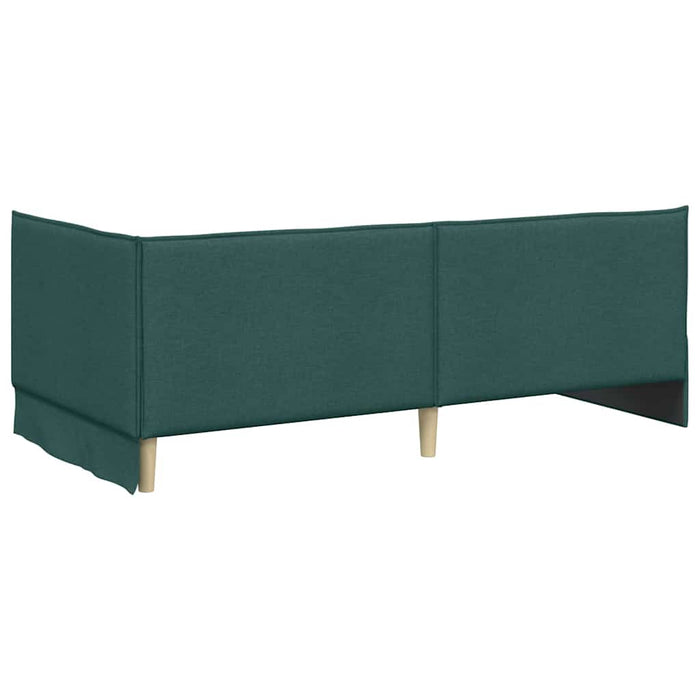 Struttura Letto Angolare con Materasso 2 pcs Verde Velluto 3394009