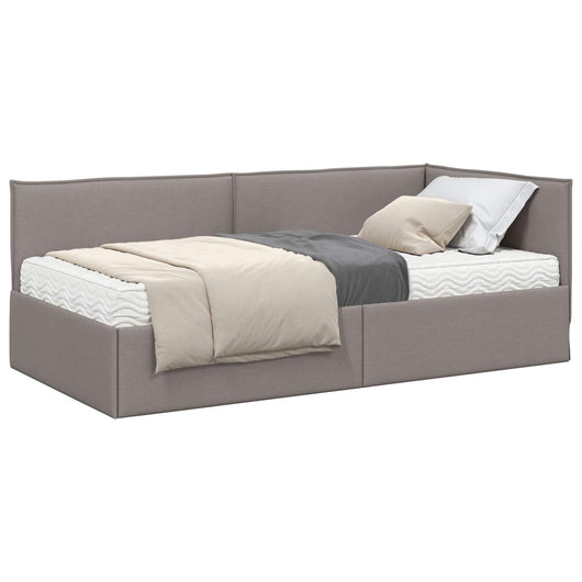 Struttura Letto Angolare con Materasso 2 pcs Talpa Velluto 3394010