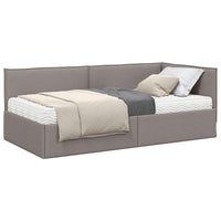 Struttura Letto Angolare con Materasso 2 pcs Talpa Velluto 3394026
