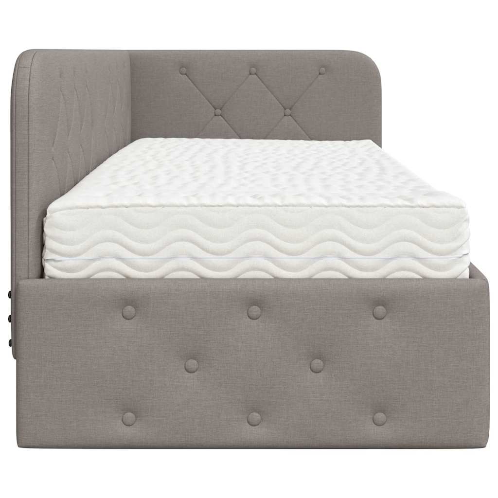 Cornice del letto ad angolo Talpa 80 x 200 cm Tessuto 3394034