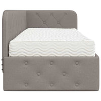 Cornice del letto ad angolo Talpa 80 x 200 cm Tessuto 3394034