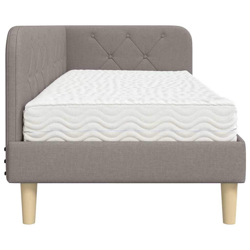 Cornice del letto ad angolo Talpa 80 x 200 cm Tessuto 3394106