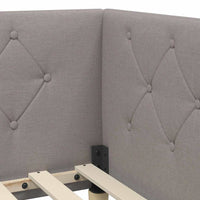 Cornice del letto ad angolo Talpa 100 x 200 cm Tessuto 3394130