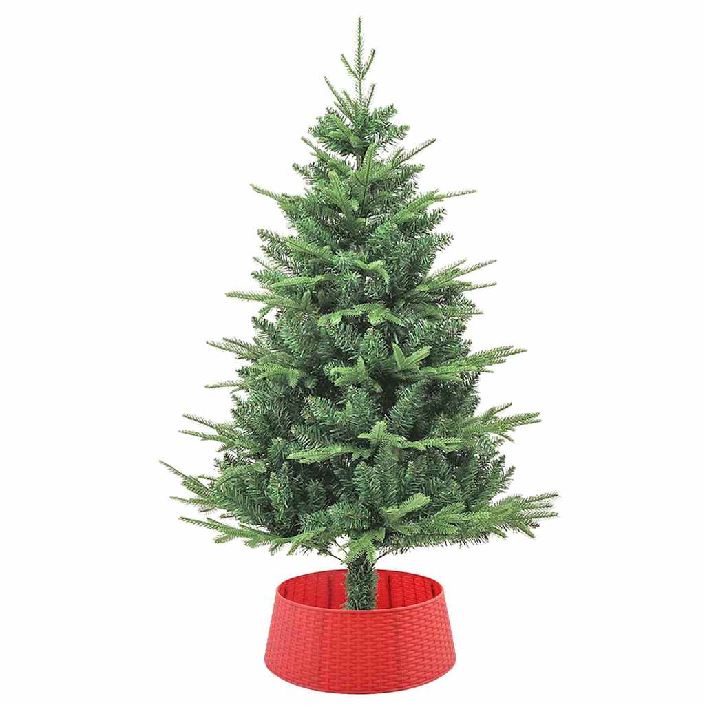Gonna per Albero di Natale-Decorazioni natalizie Rosso ? 65 x 24 cm Plastica