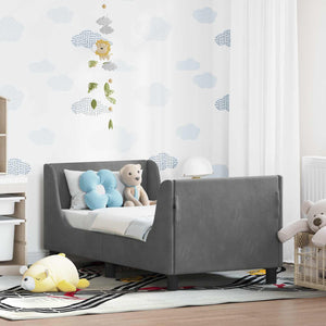Struttura letto per bambini con testata Grigio scuro 42010848