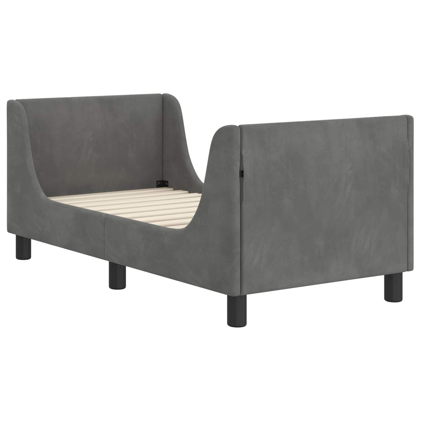 Struttura letto per bambini con testata Grigio scuro 42010848