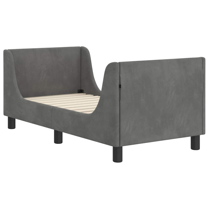 Struttura letto per bambini con testata Grigio scuro 42010848
