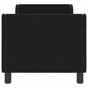 Struttura letto per bambini con testata Nero 70 x 140 cm 42010849