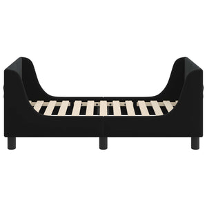 Struttura letto per bambini con testata Nero 70 x 140 cm 42010849
