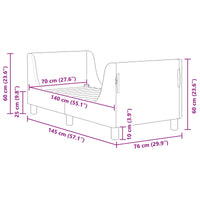Struttura letto per bambini con testata Viola 70 x 140 cm 42010851