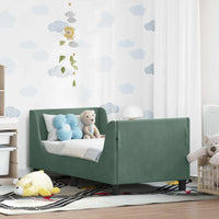 Struttura letto per bambini con testata Verde Mare 70 x 140 cm 42010852