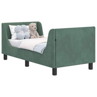 Struttura letto per bambini con testata Verde Mare 70 x 140 cm 42010852