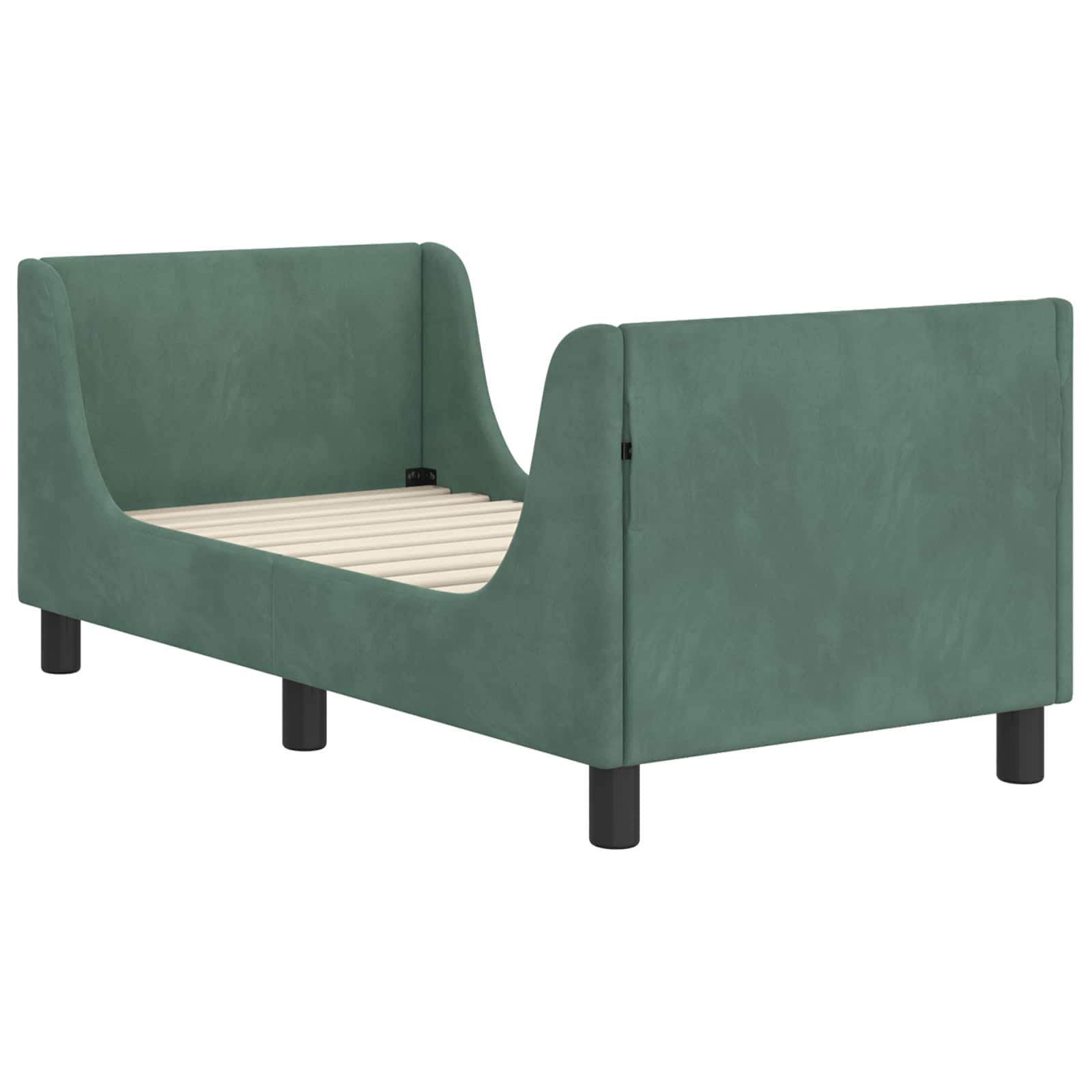 Struttura letto per bambini con testata Verde Mare 70 x 140 cm 42010852