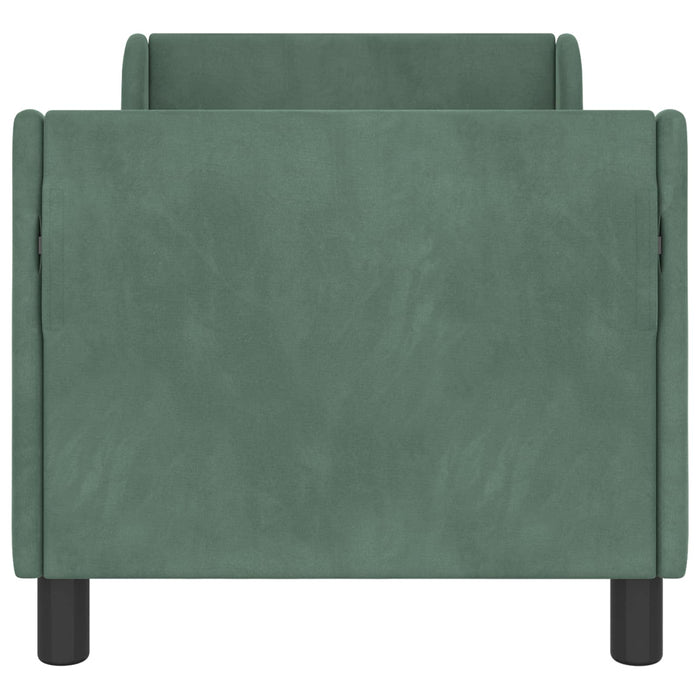Struttura letto per bambini con testata Verde Mare 70 x 140 cm 42010852