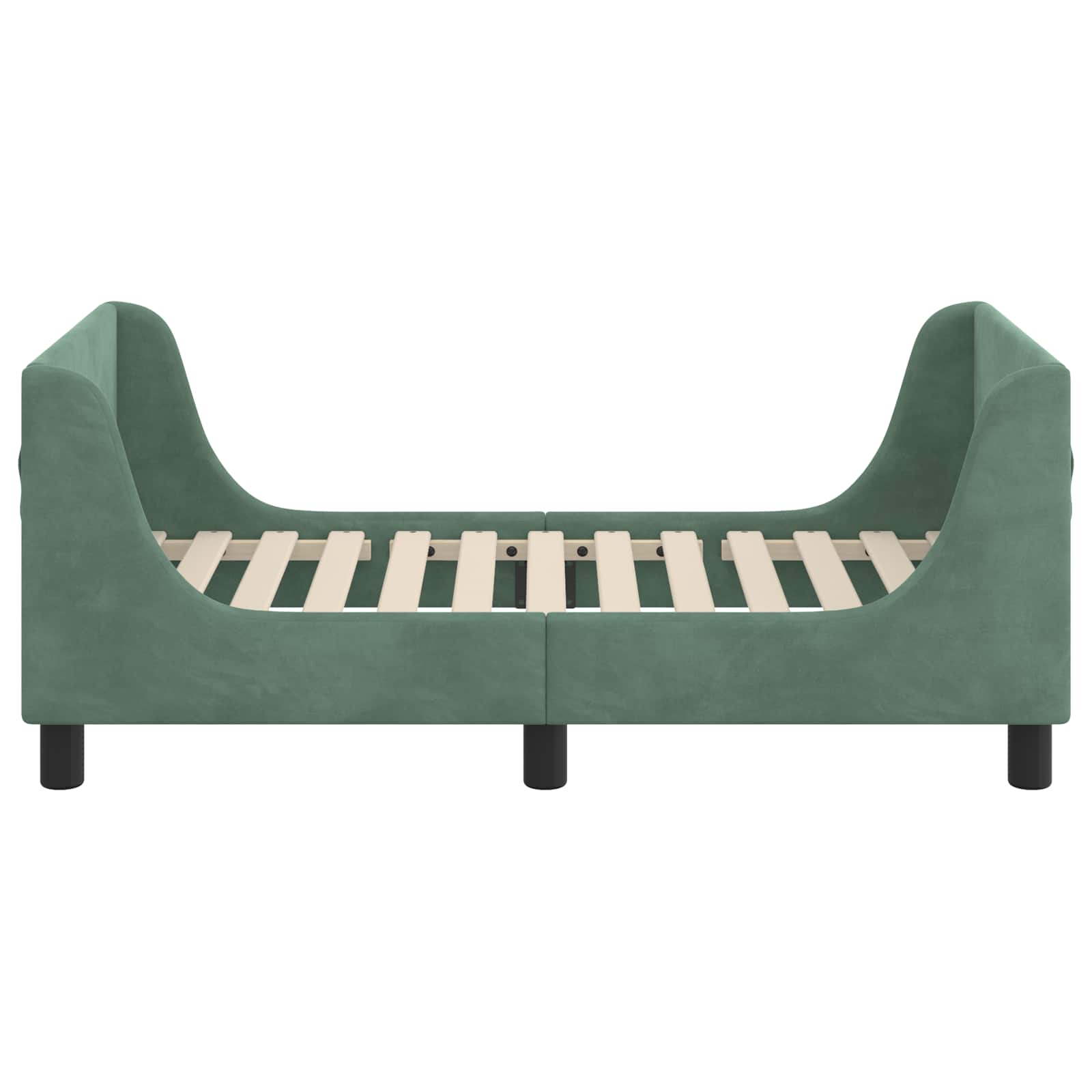 Struttura letto per bambini con testata Verde Mare 70 x 140 cm 42010852